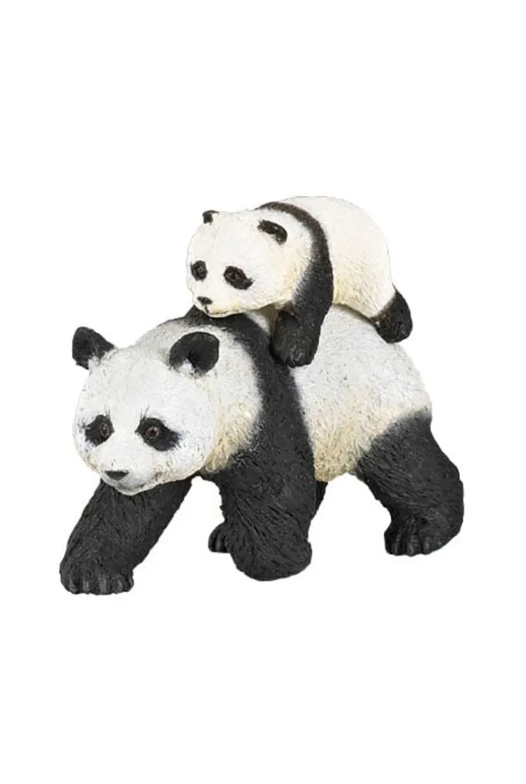 Figurine panda et son bébé Papo