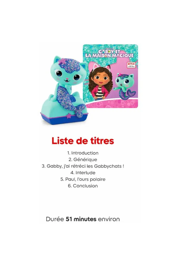 Figurine Tonies, La maison de Gabby, Marine
