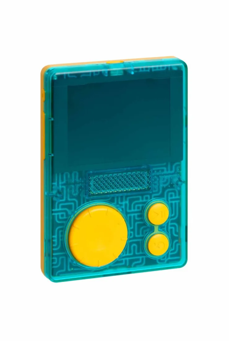 FLAM, baladeur interactif avec sa coque de protection verte