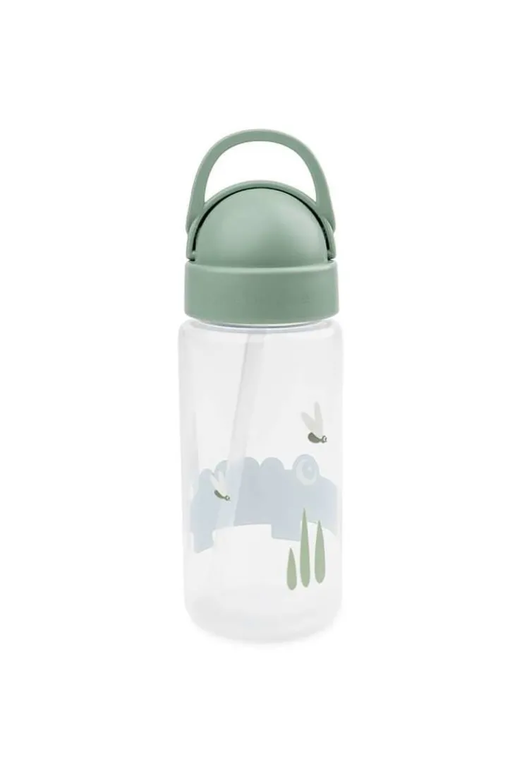 Gourde avec paille Croco vert Done By Deer