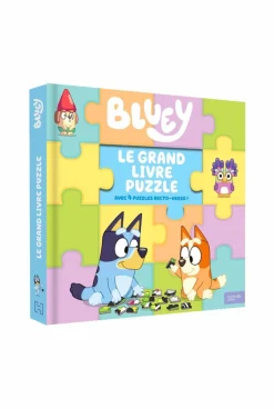 Grand livre de 5 puzzles de 12 pièces Bluey