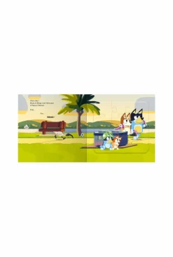 Grand livre de 5 puzzles de 12 pièces Bluey