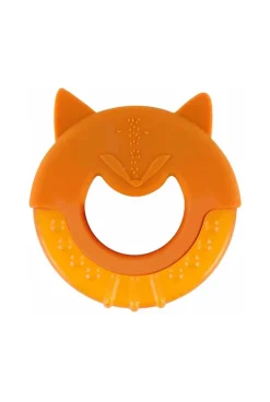 Hochet de dentition réfrigérant renard orange