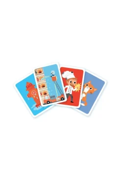 Jeu de cartes Au feu les pompiers Nathan
