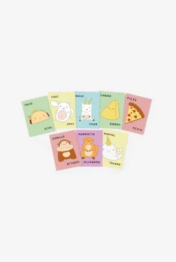 Jeu de cartes Taco Chat Bouc Cheese Pizza Blue Orange
