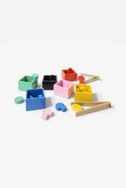 Jeu de tri en bois avec pinces Oxybul