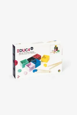 Jeu de tri en bois avec pinces Oxybul