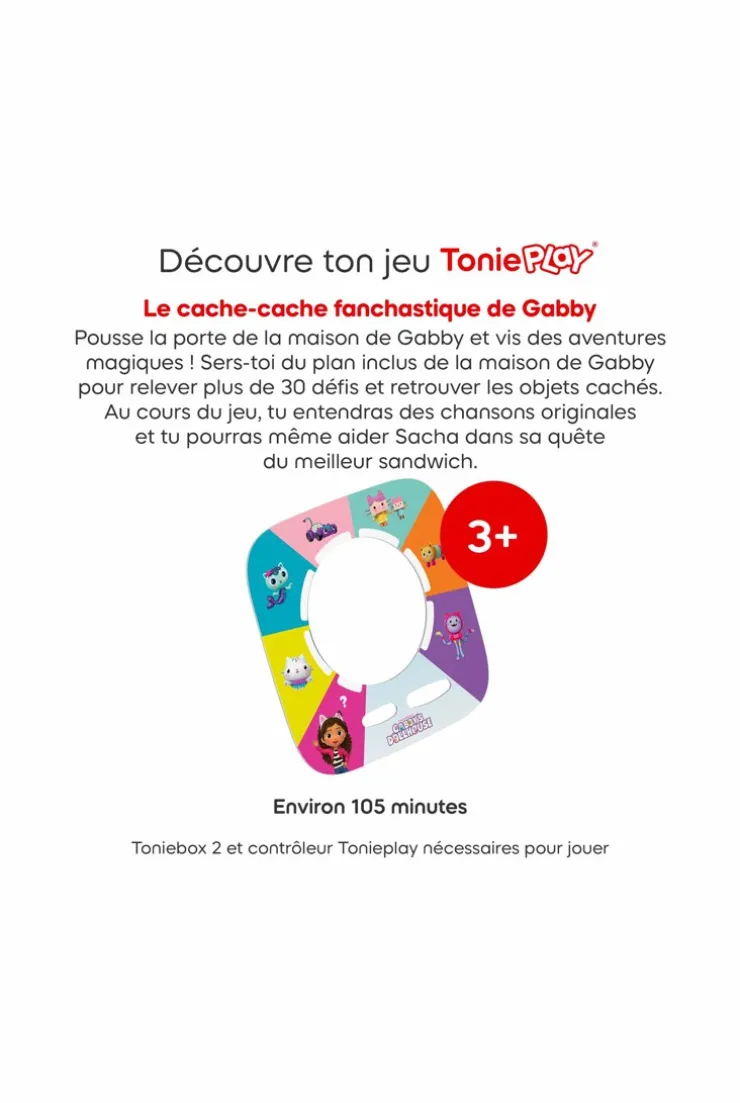 Jeu Tonieplay, Gabby et la maison magique : Le cache-cache fanchastique de Gabby