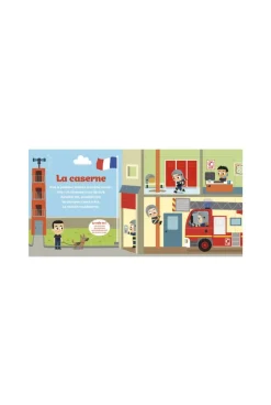 Livre 5 puzzles 9 pièces les pompiers