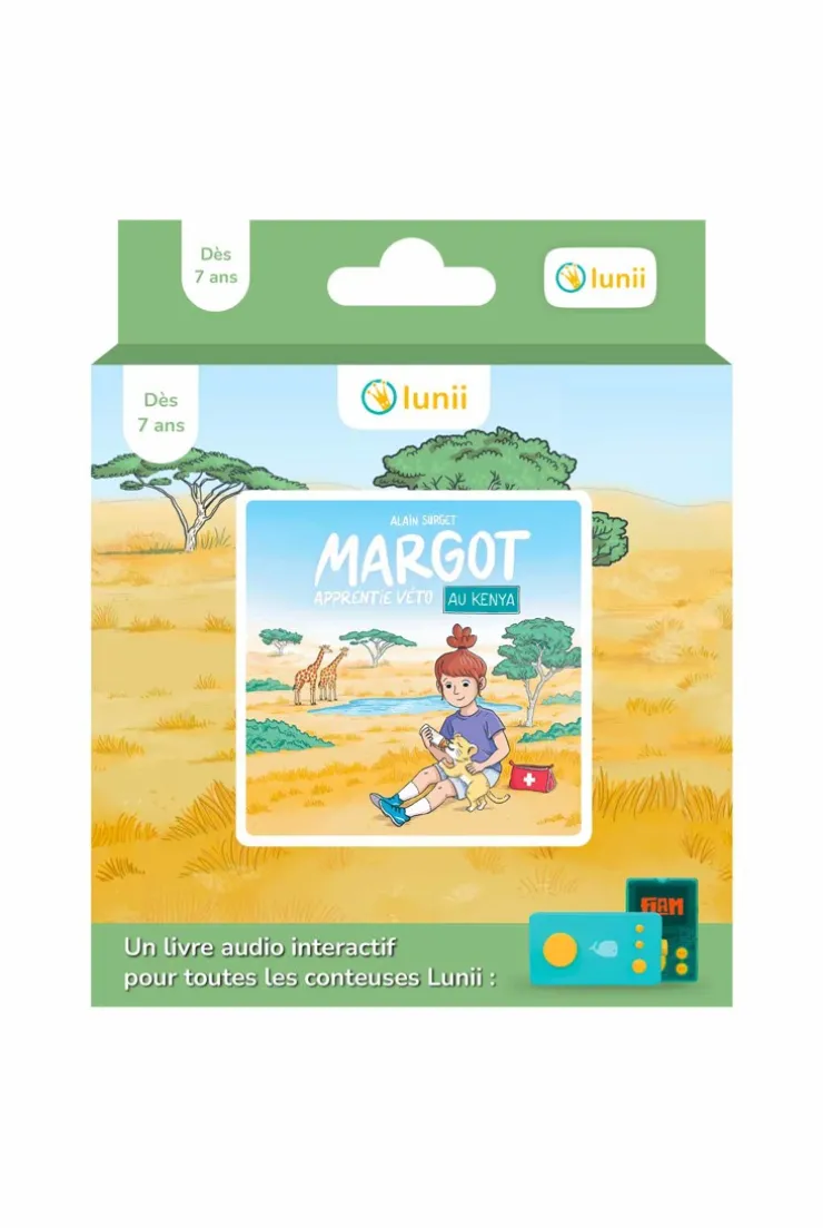 Livre audio intéractif Ma Fabrique à histoires, Margot au Kenya