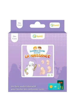 Livre Audio intéractif pour ma Fabrique à histoires, Suzanne et Gaston découvrent la naissance