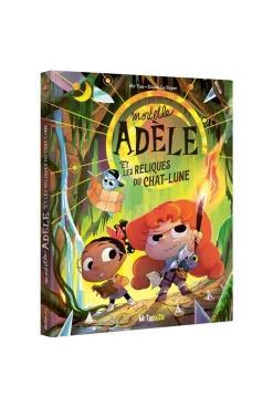 Livre BD Mortelle Adèle et les reliques du chat-lune, la grande aventure Tome 4