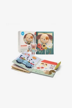 Livre d’activités en tissu busy book ma journée TAF TOYS