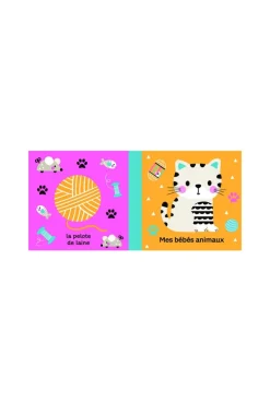 Livre en tissu Mes bébés animaux
