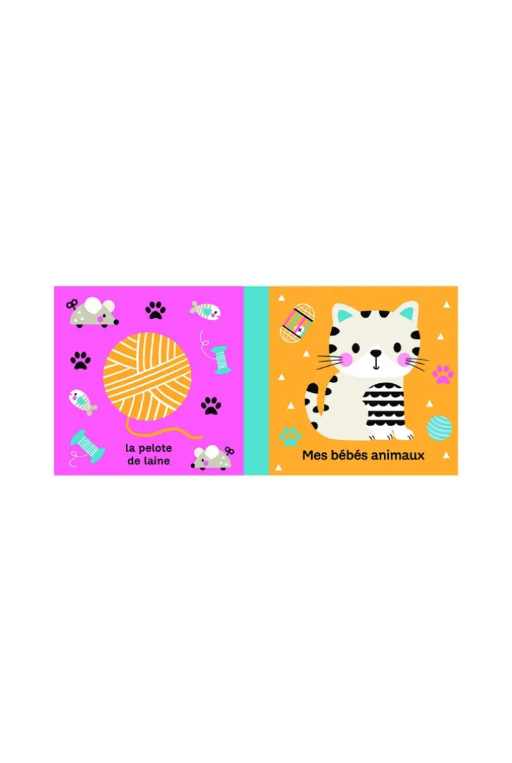 Livre en tissu Mes bébés animaux