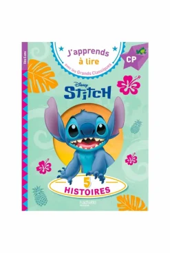 Livre J'apprends à lire avec Stitch, 5 histoires CP