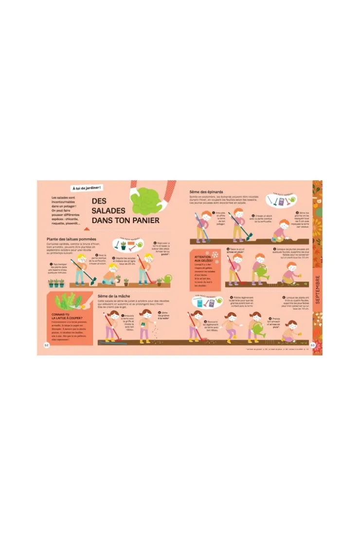 Livre Le guide pratique des petits jardiniers - Larousse Jeunesse
