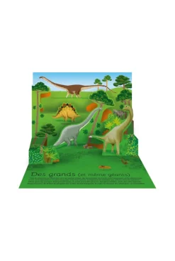 Livre Le monde des dinosaures en relief - Tourbillon