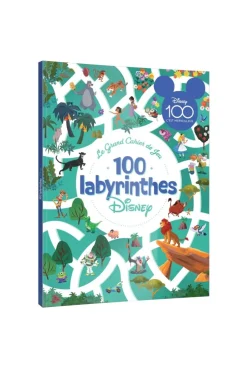 Livre Les 100 Labyrinthes Disney, Hors Série, Grand Cahier de Jeux - Hachette Jeunesse