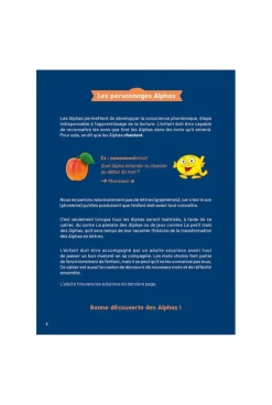 Livre Mon cahier Abécédaire des Alphas, je développe ma conscience phonémique