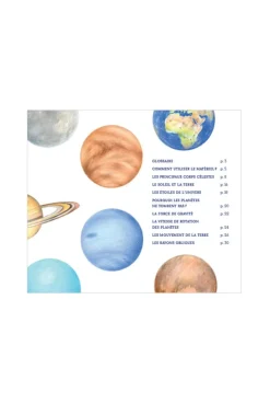 Livre Mon coffret Montessori astronomie - Nathan Jeunesse