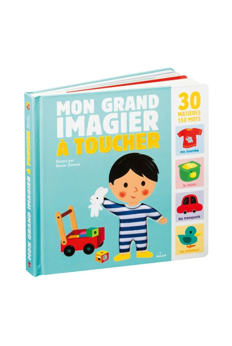 Livre Mon grand imagier à toucher - Milan Jeunesse