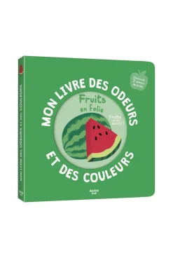 Livre Mon livre des odeurs et des couleurs, fruits en folie - Auzou