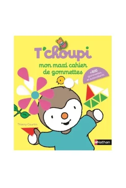 Livre Mon maxi cahier de gommettes t'choupi - Nathan Jeunesse