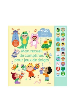 Livre Mon recueil de comptines pour jeux de doigts
