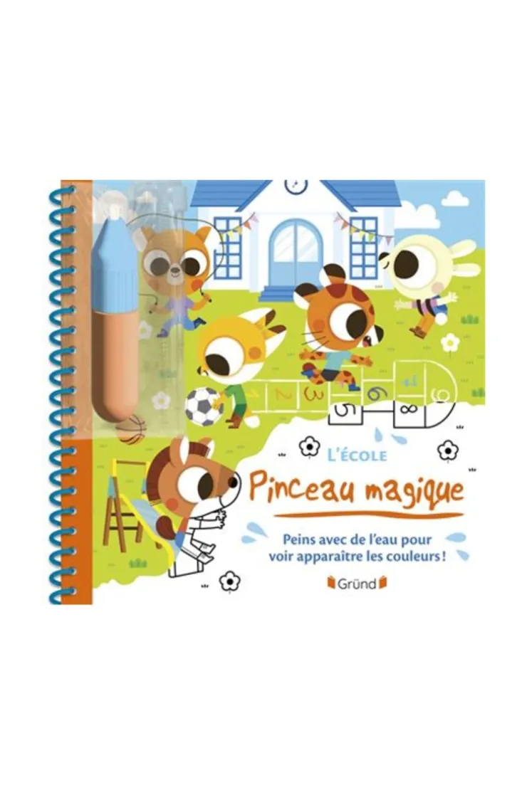 Livre Pinceau magique, l'école