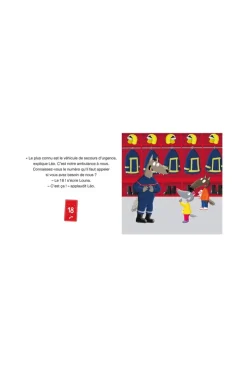 Livre P'tit Loup veut devenir pompier