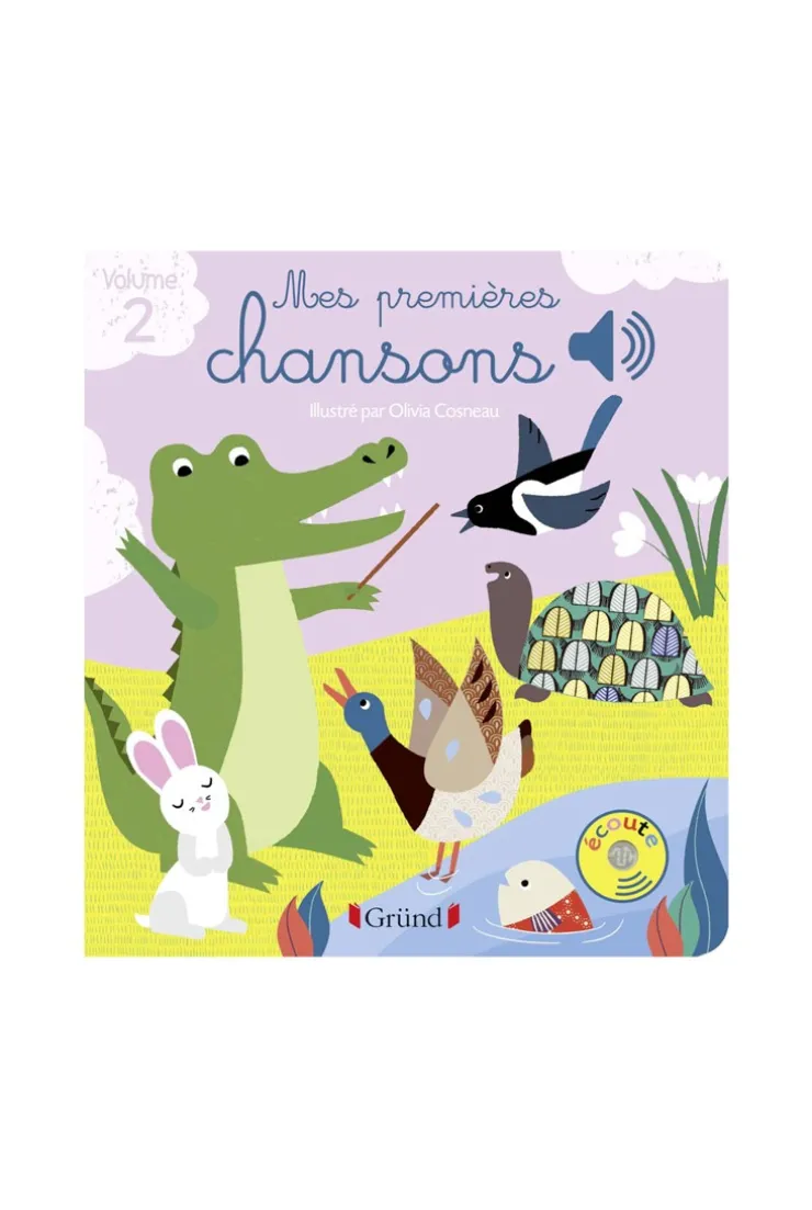 Livre Sonore Mes premières chansons T2 - Gründ