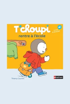 Livre sonore T'choupi rentre à l'école