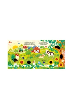 Livre tactile Bruits de la ferme - Usborne