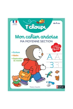 Livre T'choupi Mon cahier ardoise MS - Nathan Jeunesse