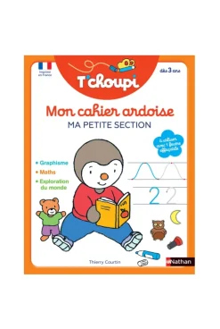 Livre T'choupi Mon cahier ardoise PS - Nathan Jeunesse
