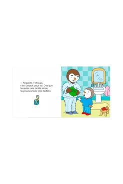 Livre T'choupi va sur le pot - Nathan Jeunesse