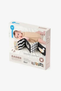 Livre tissu sonore apaisant double face TAF TOYS