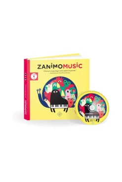 Livre-CD Zanimomusic Chansons à partager entre petits et grands - Joyvox