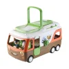 Lot Camping car Klorofil et 2 figurines offertes