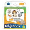 LOT MagiBook Starter Pack vert + Livre Magibook Les bébés animaux + Livre MagiBook Je découvre l'école maternelle Vtech