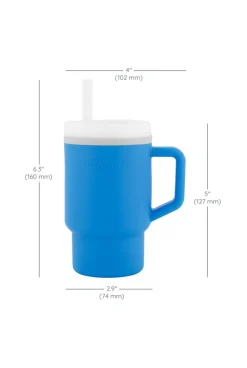 Ma première tasse en silicone bleu océan