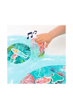 Maxi tapis d'eau bleu vert LUDI