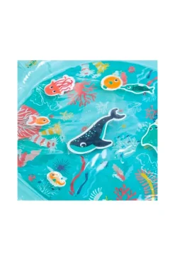 Maxi tapis d'eau bleu vert LUDI