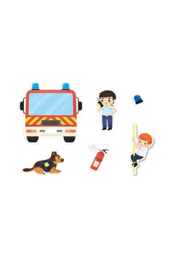 Mes 500 autocollants Police et Pompiers
