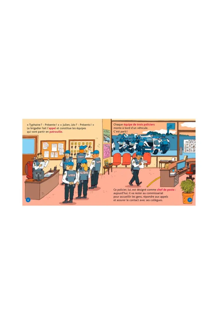 Mes P'tits docs, Les policiers