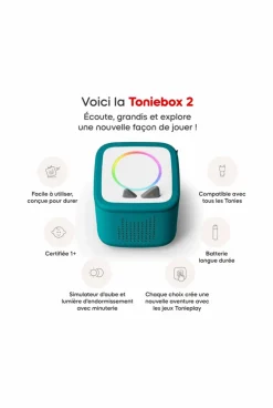 Mon premier coffret Toniebox 2 vert océan