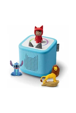 Mon premier coffret Toniebox 2 bleu ciel, Disney (Stitch + Le Roi Lion)