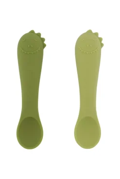 Pack de 2 premières cuillères pour bébé, Mr dino