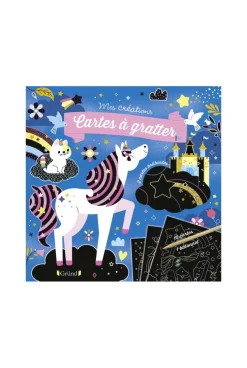 Pochette Cartes à gratter Licornes et chevaux - Gründ